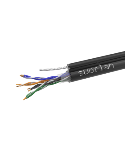 UTP Cat.5e 4x2xAWG24 Cu PE Outdoor T-FG8 (трос) Standard (01-0322-1). Кабель «витая пара» (LAN) для структурированных систем связи. SUPRLAN в Майкопе