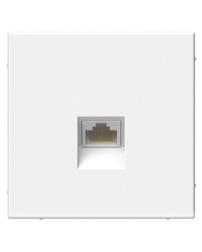 ArtGallery розетка RJ45, кат. 6Е, скрытой установки, механизм, белый (GAL000186). Розетка компьютерная. Systeme Electric в Майкопе
