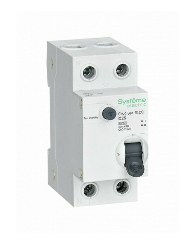 City9 Set 1P+N С 25А 4.5kA 30мА A 230В (C9D55625). Автоматический выключатель дифференциального тока. Systeme Electric в Майкопе