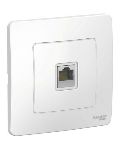 BLANCA розетка RJ45 1-местная, кат. 5Е, скрытой установки, белый (BLNIS045001). Розетка компьютерная. Systeme Electric в Майкопе