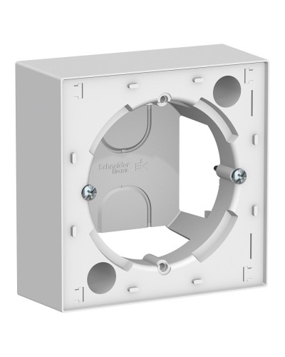 AtlasDesign коробка для наружного монтажа, белая (ATN000100). Коробка для наружного монтажа. Systeme Electric в Майкопе