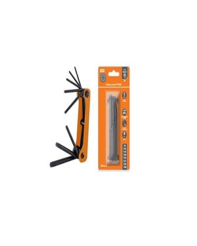Набор ключей TORX раскладной 8шт.: T9-T40, углеродистая сталь Гранит TDM (SQ1020-0211). Набор ключей. TDM ЕLECTRIC в Майкопе