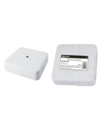 Коробка КР 75х75х20 ОП белая, IP40 (SQ1401-0903). Распаячная коробка. TDM ЕLECTRIC в Майкопе
