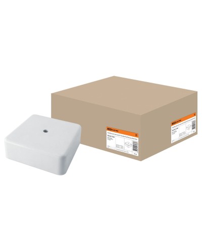 Коробка КР 50х50х20 ОП белая, IP40 (SQ1401-0201). Распаячная коробка. TDM ЕLECTRIC в Майкопе