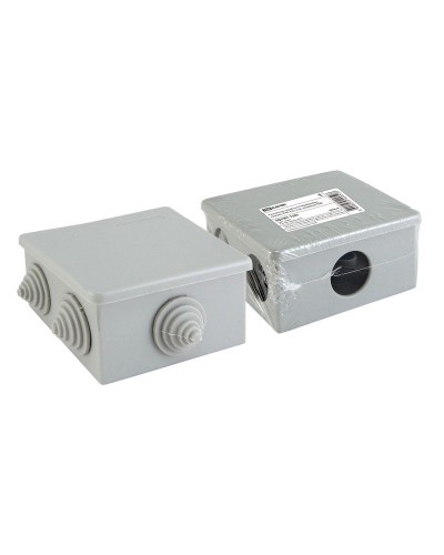 Распаячная коробка ОП 80х80х40мм, крышка, IP44, 6 вх. TDM (SQ1401-1235). Распаячная коробка ОП. TDM ЕLECTRIC в Майкопе