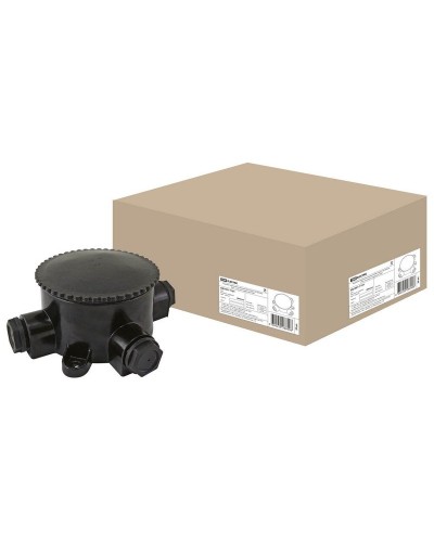 КЭМ 2-660-3 ОП D95мм IP65, 3-х рожковая (карболит) TDM (SQ1401-1101). Коробка электромонтажная. TDM ЕLECTRIC в Майкопе
