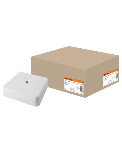 Коробка КР 100х100х29 ОП белая, IP40 (SQ1401-0207). Распаячная коробка. TDM ЕLECTRIC в Майкопе