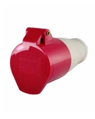 Розетка 215 переносная 3Р+РЕ+N 16А 380В IP44 (SQ0603-0012). Розетка. TDM ЕLECTRIC в Майкопе