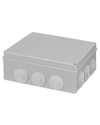 Распаячная коробка ОП 240х190х90мм, крышка, IP55, 12 гермовводов TDM (SQ1401-1143). Распаячная коробка ОП. TDM ЕLECTRIC в Майкопе