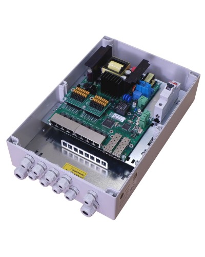 TFortis PSW-2G8F+. Коммутатор для подключения 8 камер. TFortis в Майкопе