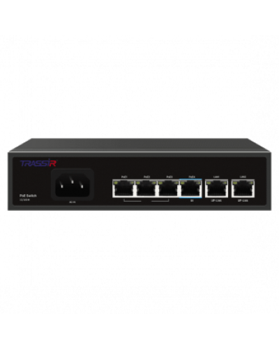 TR-NS1206-65-4PoE. Коммутатор с PoE. Trassir в Майкопе