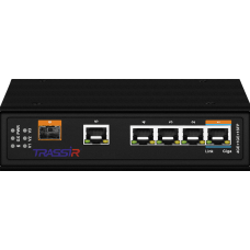 TR-NS15061S-150-4POE. Коммутатор с PoE. Trassir
