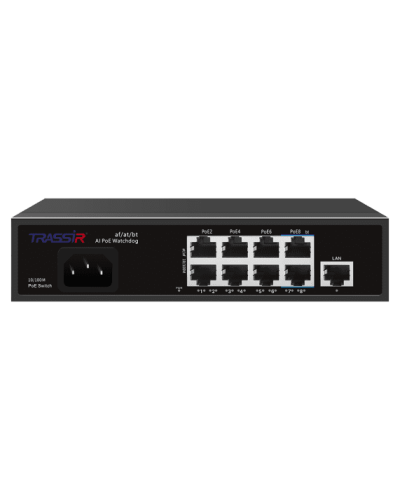 TR-NS1109-120-8PoE. Коммутатор с PoE. Trassir в Майкопе