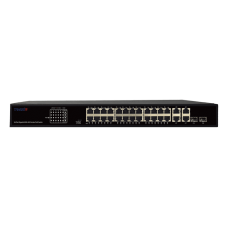 TR-NS14282C-370-24POE. Коммутатор с PoE. Trassir