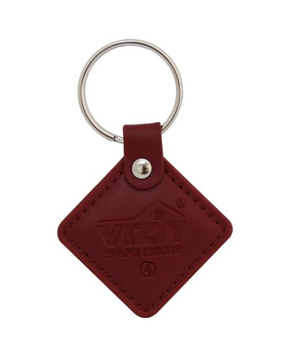 VIZIT-RF2.2 (Red). Брелок proximity кожаный. VIZIT в Майкопе