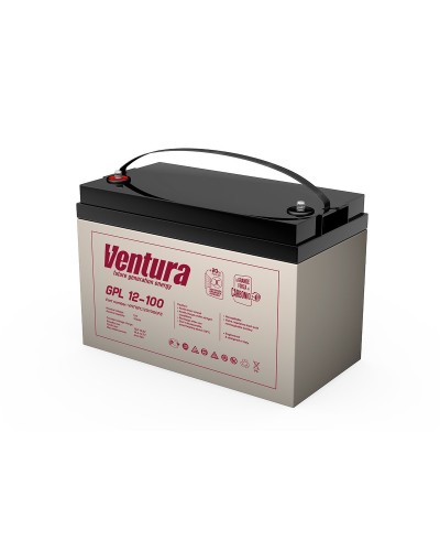 Ventura GPL 12-100. Аккумулятор герметичный свинцово-кислотный. Ventura в Майкопе