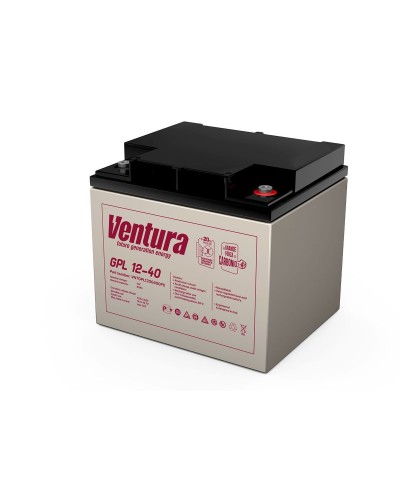 Ventura GPL 12-40. Аккумулятор герметичный свинцово-кислотный. Ventura в Майкопе