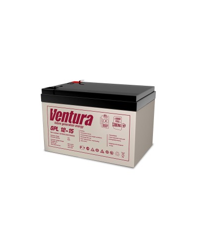 Ventura GPL 12-15. Аккумулятор герметичный свинцово-кислотный. Ventura в Майкопе