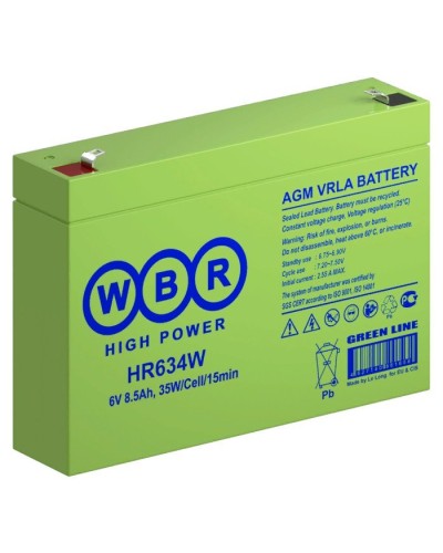 WBR HR634W. Аккумулятор герметичный свинцово-кислотный. WBR в Майкопе