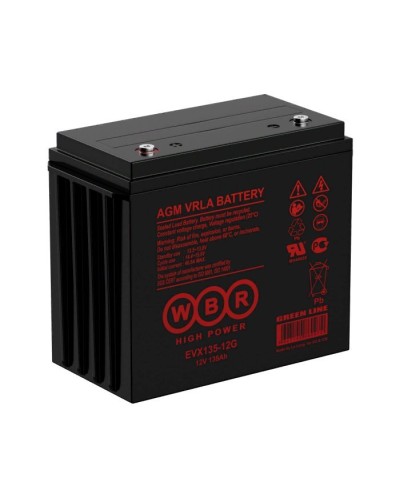 WBR EVX135-12G. Аккумулятор герметичный свинцово-кислотный. WBR в Майкопе