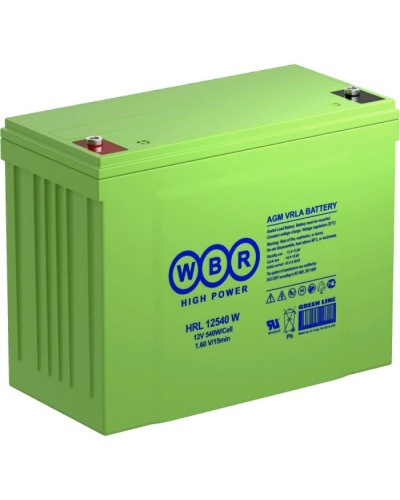 WBR HRL12540W. Аккумулятор герметичный свинцово-кислотный. WBR в Майкопе