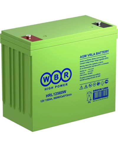 WBR HRL12560W. Аккумулятор герметичный свинцово-кислотный. WBR в Майкопе