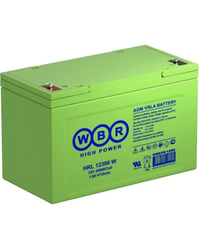 WBR HRL12390W. Аккумулятор герметичный свинцово-кислотный. WBR в Майкопе