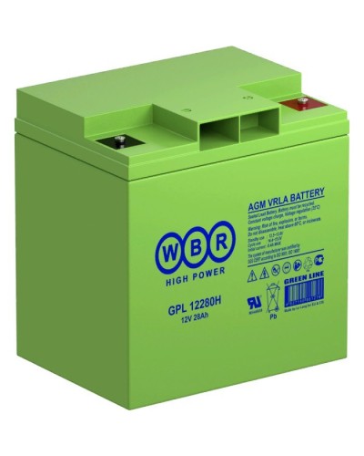 WBR GPL12280H. Аккумулятор герметичный свинцово-кислотный. WBR в Майкопе