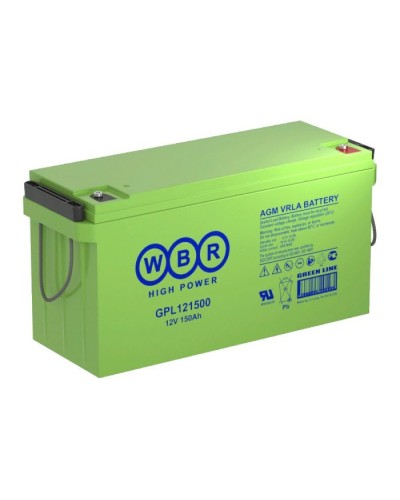 WBR GPL121500A. Аккумулятор герметичный свинцово-кислотный. WBR в Майкопе