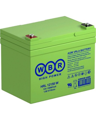 WBR HRL12150W. Аккумулятор герметичный свинцово-кислотный. WBR в Майкопе
