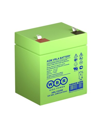 WBR HRL1225W. Аккумулятор герметичный свинцово-кислотный. WBR в Майкопе