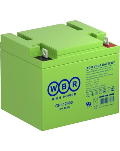 WBR GPL12400. Аккумулятор герметичный свинцово-кислотный. WBR в Майкопе