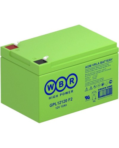 WBR GPL12120 F2. Аккумулятор герметичный свинцово-кислотный. WBR в Майкопе