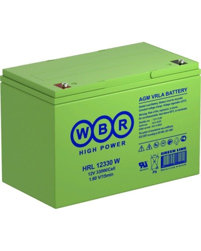 WBR HRL12330W. Аккумулятор герметичный свинцово-кислотный. WBR в Майкопе