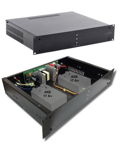 СКАТ-1200У RACK (СКАТ ИБП-12/7-2x17-RACK) (2141). Источник вторичного электропитания резервированный. Бастион в Майкопе