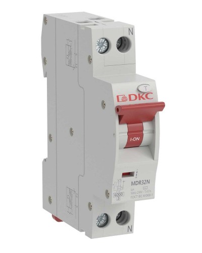 YON max MDR, 1P+N, 10mA, 10A, 6kA, А (MDR32N-1N1C10-A). Компактный автоматический выключатель дифференциального тока. ДКС в Майкопе