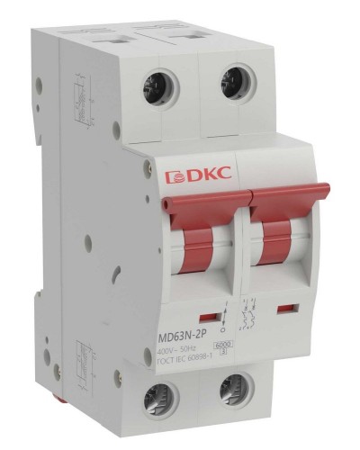 YON max MD63N 2P 50А 6кА C (MD63N-2PC50). Автоматический выключатель. ДКС в Майкопе