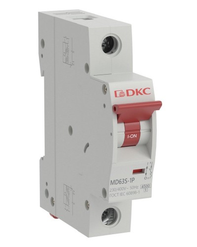 YON max MD63S 1P 50А 4,5кА C (MD63S-1PC50). Автоматический выключатель. ДКС в Майкопе