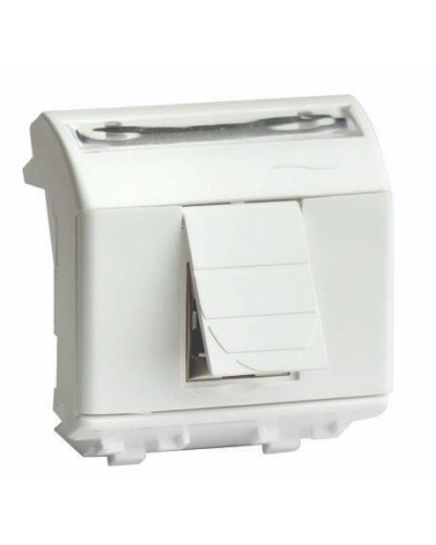 Розетка RJ-45 Brava 2 модуля слоновая кость (75450S): Розетка компьютерная с двумя разъёмами в Майкопе