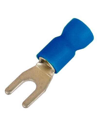 Наконечник вилочный НВИ 1,5-2,5 М3 (D3,2мм) (100 шт) (2B13P-EE-PVC). Наконечник вилочный с изолированным фланцем ПВХ. ДКС в Майкопе
