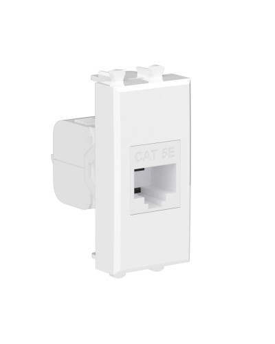 Розетка RJ-45 Avanti 1 модуль белое облако (4400661): Розетка компьютерная, без шторки модульная, кат.5е в Майкопе