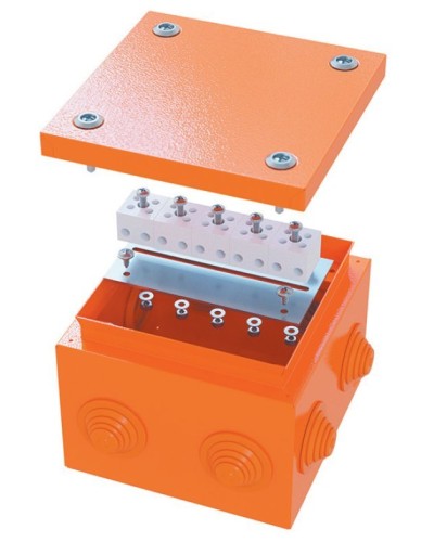 Коробка FS 150х150х80 4P (FSK30410): Коробка ответвительная огнестойкая стальная в Майкопе