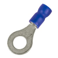Наконечник НКИ 1,5-2,5 М3,5 (D3,7мм) с отверстием под винт (100 шт) (2B3P-EE-PVC). Наконечник с отверстием под винт и изолированным фланцем ПВХ. ДКС