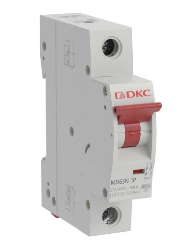YON max MD63N 1P 10А 6кА C (MD63N-1PC10). Автоматический выключатель. ДКС в Майкопе