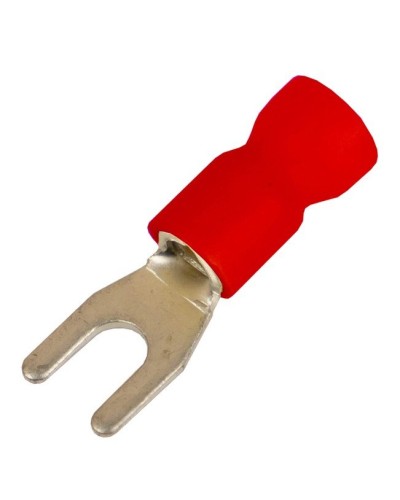 Наконечник вилочный НВИ 0,25-1,5 М6 (D6,4мм) (100 шт) (2A16P-EE-PVC). Наконечник вилочный с изолированным фланцем ПВХ. ДКС в Майкопе