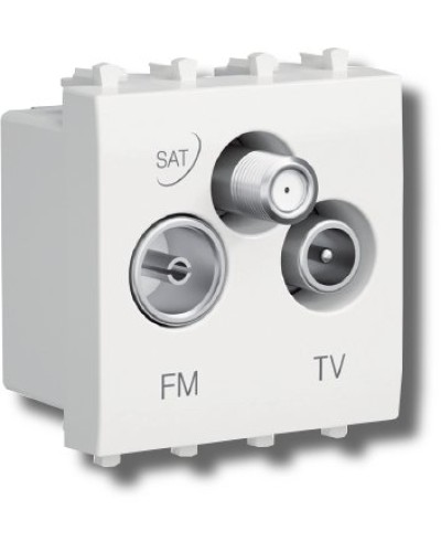 Розетка TV-FM-SAT Avanti 1 модуль белое облако (4400532): Розетка TV-FM-SAT в Майкопе