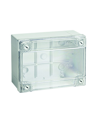 Коробка ответвительная с гладкими стенками IP56, 300х220х120 (54320). Коробка ответвительная с гладкими стенками и прозрачной крышкой. ДКС в Майкопе