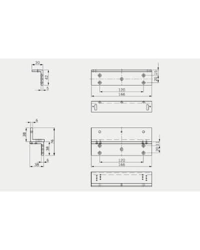 L+Z кронштейн для EMC 600 ALH. L+Z кронштейн для EMC 600 ALH. dormakaba в Майкопе