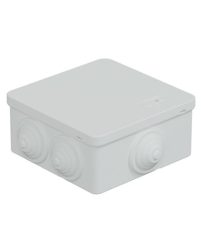 Коробка JBS101 100х100х55, 6 вых., IP55, белая (44037W-1). Коробка монтажная. Экопласт в Майкопе