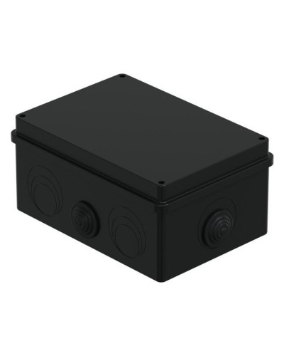 Коробка JBS210 210х150х100, 8 вых., IP55, черная (44016BL-1). Коробка монтажная. Экопласт в Майкопе